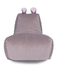 Кресло-мешок Бегемот кофе/розовый в Балаково
