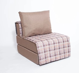 Бескаркасное кресло-кровать Харви, коричневый - квадро беж в Энгельсе - предосмотр