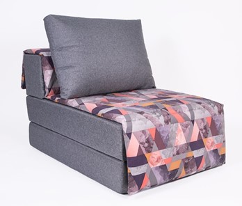 Бескаркасное кресло-кровать Харви, серый - сноу манго в Саратове