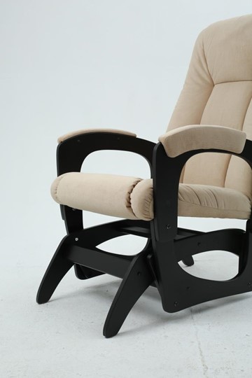 Кресло-качалка Леон маятниковая, ткань AMIGo песок 29-Т-П в Саратове - изображение 1