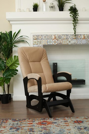 Кресло-качалка Леон маятниковая, ткань AMIGo песок 29-Т-П в Энгельсе - изображение 3