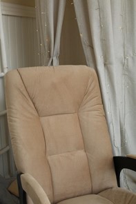 Кресло-качалка Леон маятниковая, ткань AMIGo песок 29-Т-П в Энгельсе - предосмотр 7