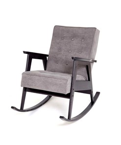 Кресло-качалка Ретро (венге / RS 15 - темно-серый) в Энгельсе