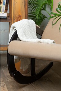 Кресло-качалка в гостиную Корсика, ткань Amigo Beige 34-Т-AB в Саратове - предосмотр 5