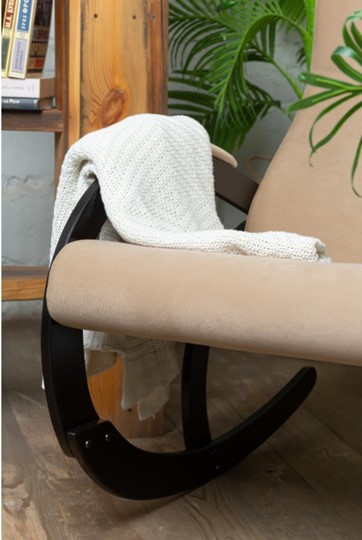 Кресло-качалка в гостиную Корсика, ткань Amigo Beige 34-Т-AB в Энгельсе - изображение 5
