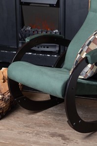 Кресло-качалка Корсика, ткань Amigo Green 34-Т-AG в Энгельсе - предосмотр 6