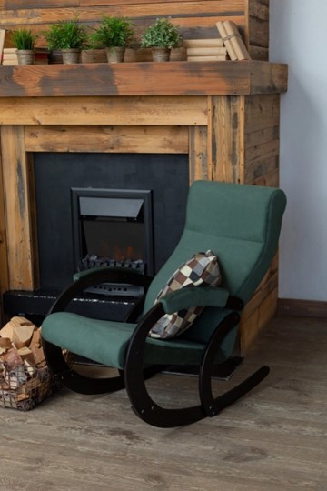 Кресло-качалка Корсика, ткань Amigo Green 34-Т-AG в Саратове - изображение 7