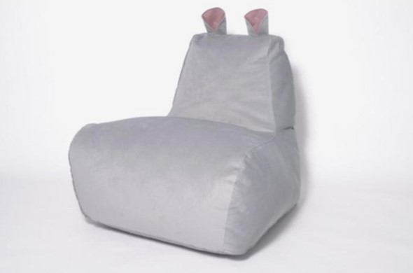 Кресло-мешок Бегемот серый в Энгельсе - изображение