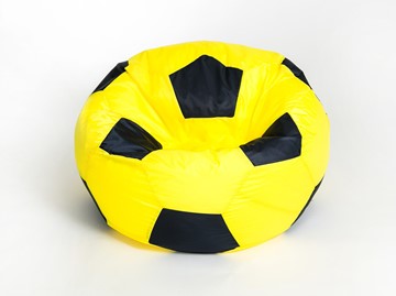 Кресло-мешок Мяч большой, желто-черный в Саратове