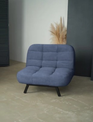 Кресло-кровать Абри опора металл (синий) в Саратове - изображение 8