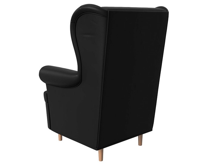 Кресло на ножках Торин, черный (Экокожа) в Саратове - изображение 5