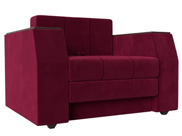 Кресло-кровать Атлантида, Бордовый (Микровельвет) в Саратове