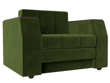 Кресло-кровать Атлантида, Зеленый (Микровельвет) в Саратове