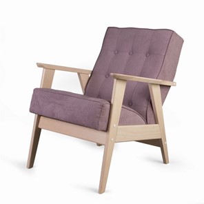 Кресло Ретро (беленый дуб / RS 12 - розовый) в Энгельсе
