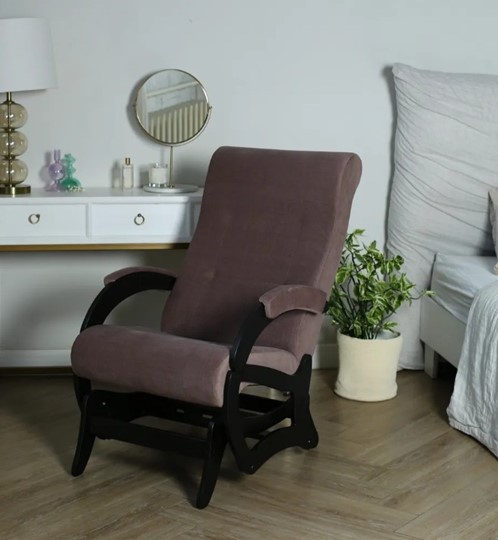 Кресло-качалка Амелия, ткань кофе с молоком 35-Т-КМ в Саратове - изображение 5