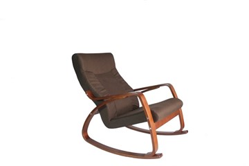 Кресло-качалка Женева, ткань шоколад в Саратове - предосмотр