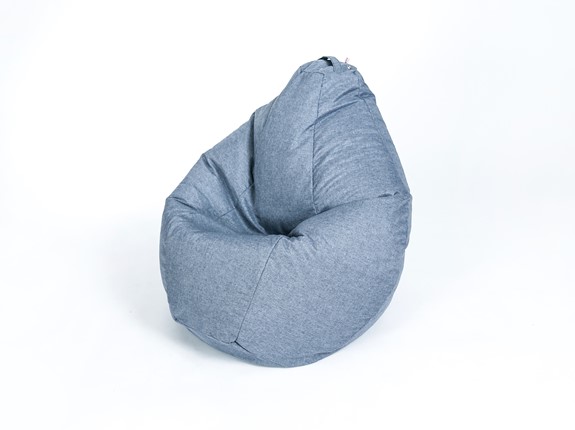Кресло-мешок Хоум малое, серая в Саратове - изображение