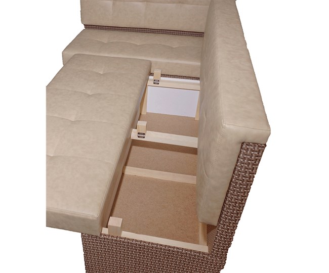 Кухонный угловой диван Нео КМ 3 с механизмом 2000*1110 в Саратове - изображение 6