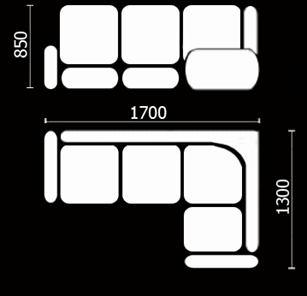 Угловой кухонный диван Нео КМ-01 (168х128 см.) в Саратове - предосмотр 3