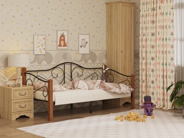 Детская кровать Гарда 7, 90х200, черная в Энгельсе - предосмотр
