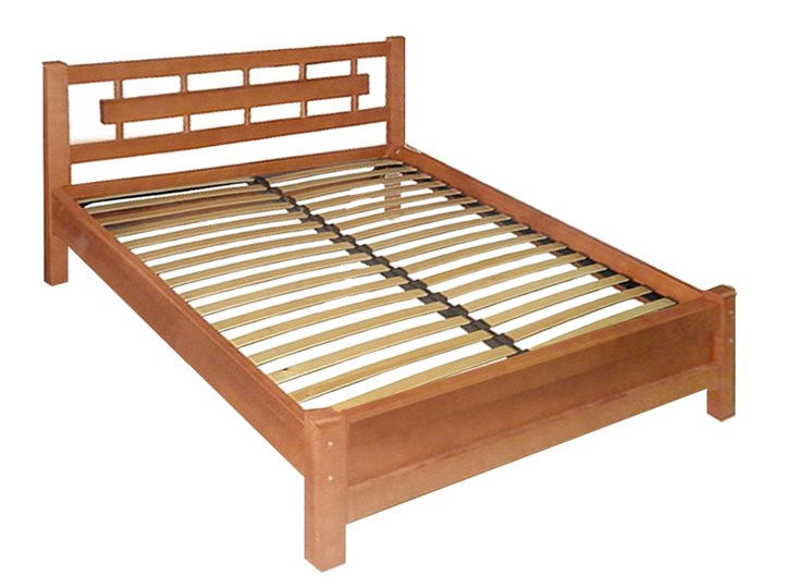 Спальная кровать Алина 140х190 с оcнованием в Энгельсе - изображение 1