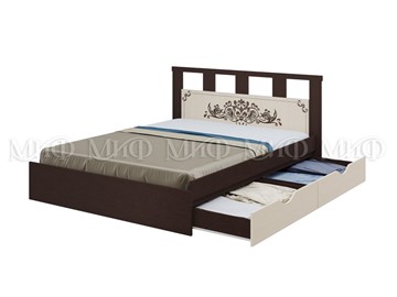Кровать 2-спальная Жасмин 1600 с ящиками в Саратове