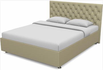 Спальная кровать Флоренция-А 1400 с основанием (Nitro Cream) в Энгельсе