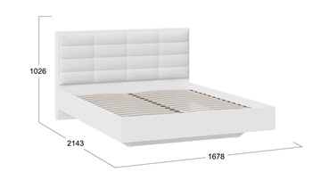 Кровать двуспальная Агата тип 1 (Белый) в Саратове - предосмотр 2