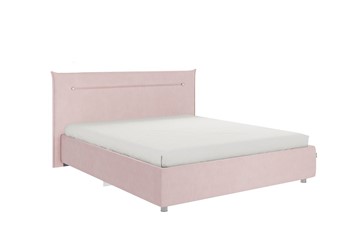 Кровать 2-спальная Альба 1.6, нежно-розовый (велюр) в Энгельсе