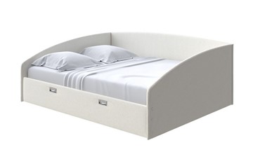 Кровать в спальню Bono 160х200, Искусственная шерсть (Лама Лён) в Энгельсе