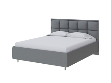 Кровать 2-спальная Chessy 200х200, Рогожка (Savana Grey (серый)) в Саратове