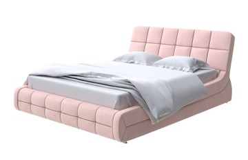 Кровать спальная Corso-6 200х200, Велюр (Ultra Розовый мусс) в Саратове
