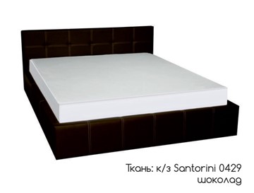 Спальная кровать Грета 160х200 (шоколад) с основанием в Энгельсе