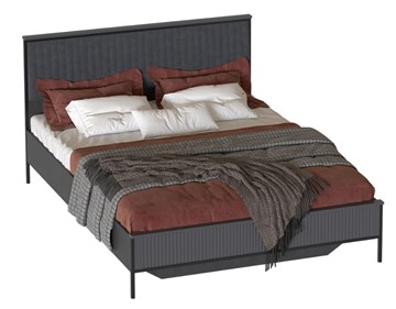 Кровать спальная Нора, 1600 (Металл бруклин/Графит) в Саратове