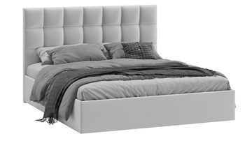 Кровать 2-спальная с подъемным механизмом Эмбер (Велюр Confetti Silver) в Энгельсе