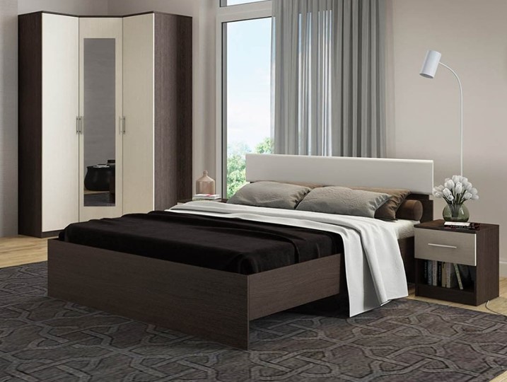 Кровать 2-спальная Светлана 1600, белый/дуб сонома в Саратове - изображение 2