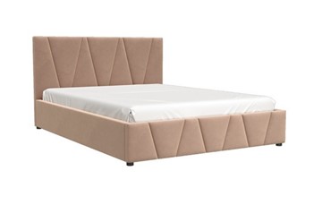 Спальная кровать Вендетта (вариант 3 велюр) 1600х2000 с основанием в Энгельсе
