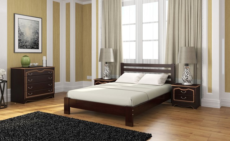 Двуспальная кровать Вероника (Белый Античный) 160х200 в Энгельсе - изображение 4