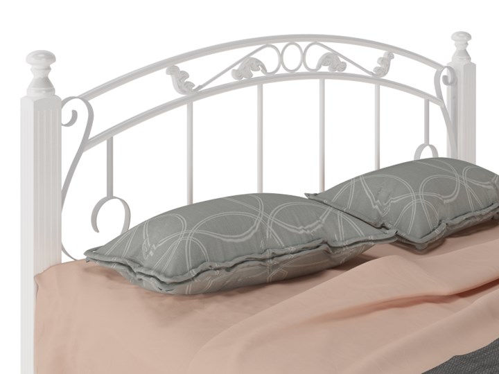 Кровать в спальню Гарда 5, 160х200, белая в Энгельсе - изображение 1