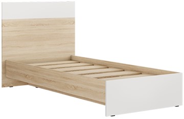 Кровать с основанием Кр-44 Лайт 90х200 Дуб Сонома/Белый в Саратове