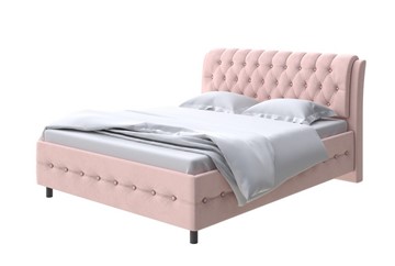 Кровать 1,5-спальная Como (Veda) 4 140х200, Велюр (Ultra Розовый мусс) в Саратове