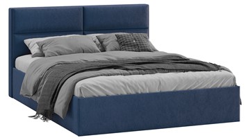 Кровать с механизмом 2-спальная Глосс Тип 1 (Микровелюр Wellmart Blue) в Энгельсе