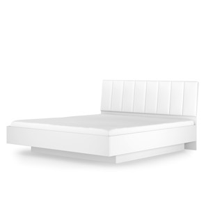 Кровать с механизмом двуспальная Марсель-7 (Белый, экокожа polo белая) 1600 в Энгельсе - предосмотр