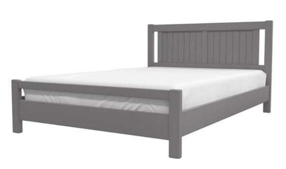 Кровать спальная Ванесса из массива сосны (Антрацит) 160х200 в Энгельсе - изображение