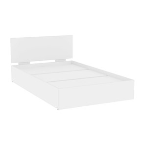 Спальная кровать Алиса (L10) Белый, с основанием в Саратове