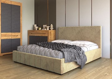 Кровать в спальню Нельсон Абстракция 140х200 (вариант 3) без основания в Энгельсе - предосмотр 1