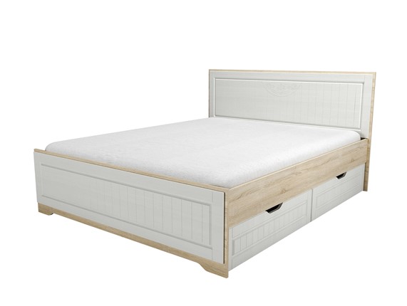 Кровать в спальню с ящиками НМ 040.34 Оливия Дуб Сонома в Энгельсе - изображение