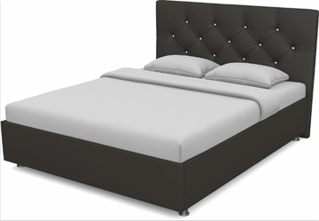 Кровать полутороспальная Моника 1400 с основанием (Nitro Brown) в Энгельсе