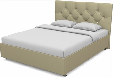 Кровать спальная Моника 1600 с основанием (Nitro Сream) в Энгельсе
