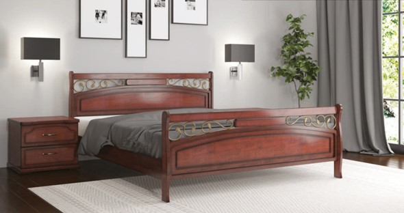 Двуспальная кровать Цезарь 160*200 с основанием в Балаково - изображение